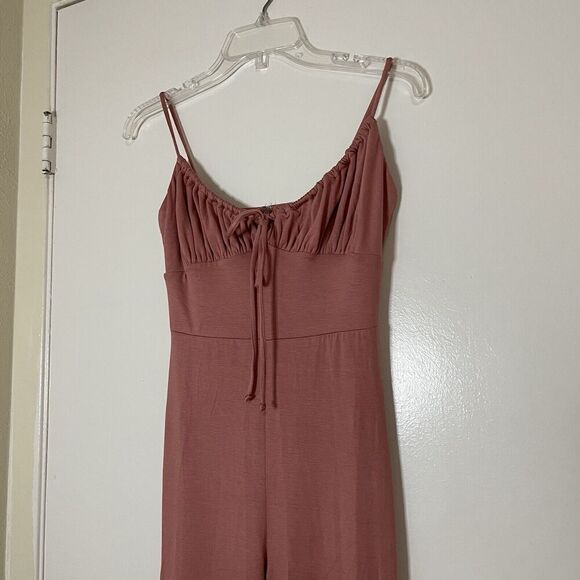 NEW! Lovers + Friends Pink Archie flare leg jumpsuit size US XS - Picture 3 of 9